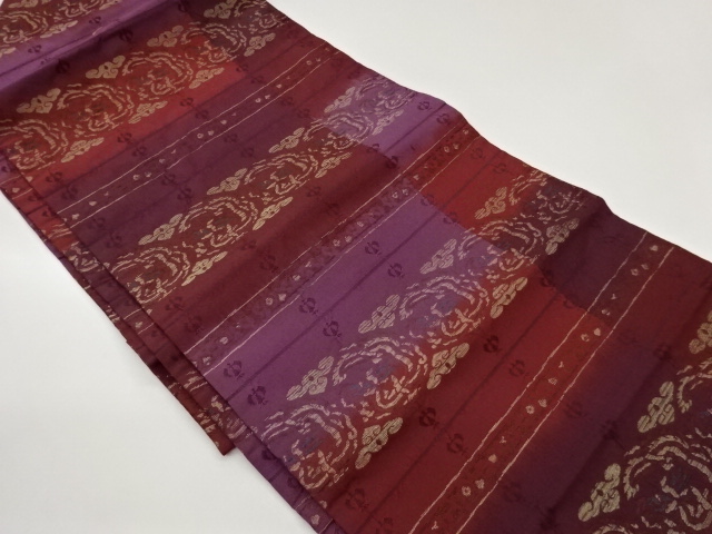 JAPANESE NAGOYA OBI / WOVEN STRIPE